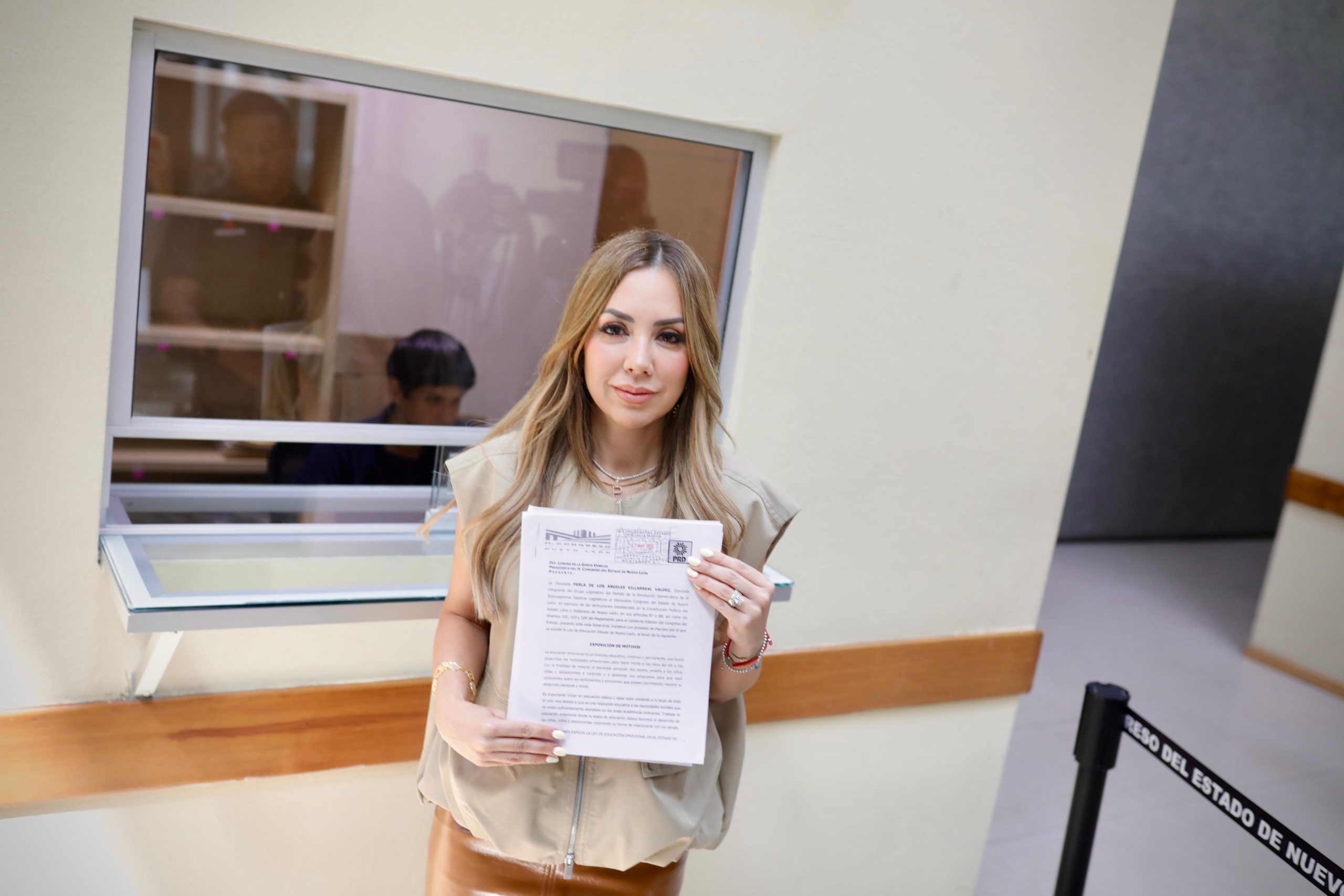 la Coordinadora del Grupo Legislativo del PRD, Perla Villarreal Valdez, presentó iniciativa para crear la nueva Ley de Educación Emocional