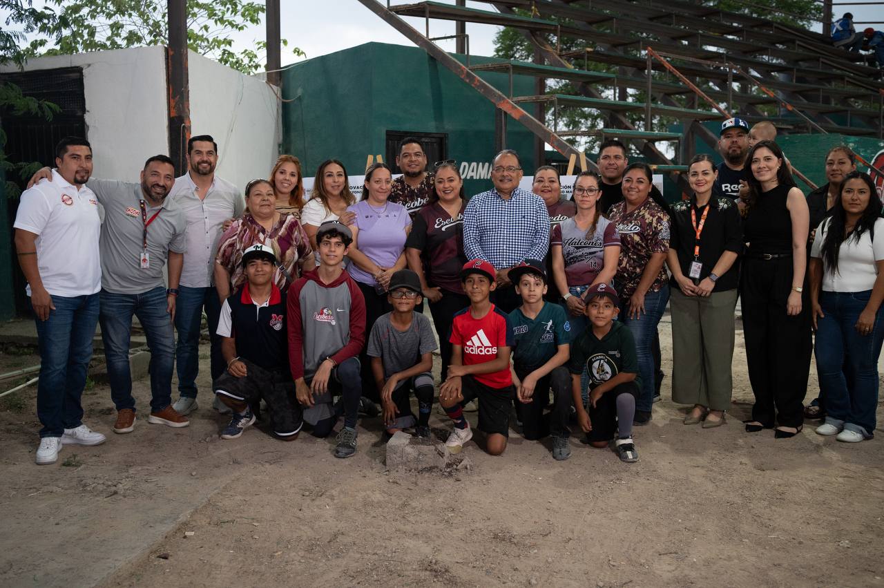 Con esta obra se beneficiará a más de 600 jugadores de béisbol que actualmente utilizan las instalaciones para entrenamientos, torneos y actividades comunitarias.