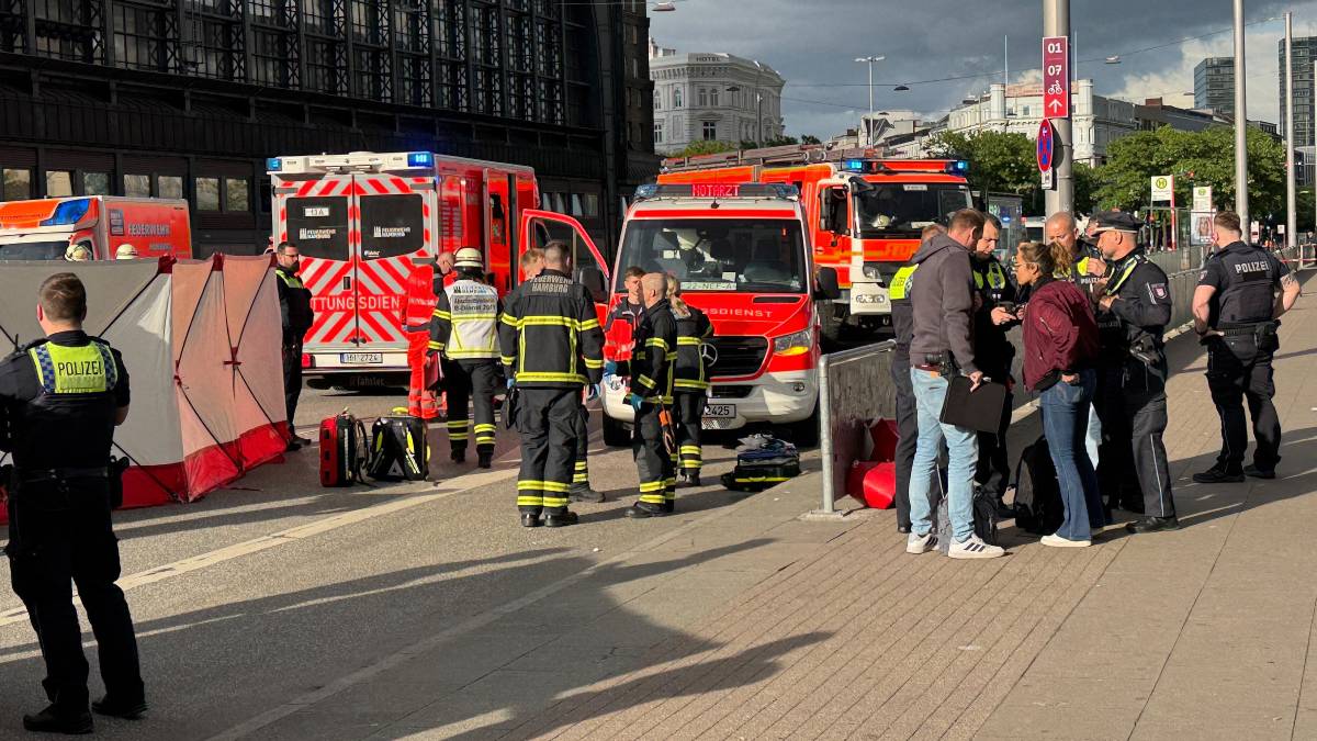 El sospechoso fue detenido por las fuerzas de respuesta”, publicó la Policía de Hamburgo en su cuenta de X (antes Twitter)