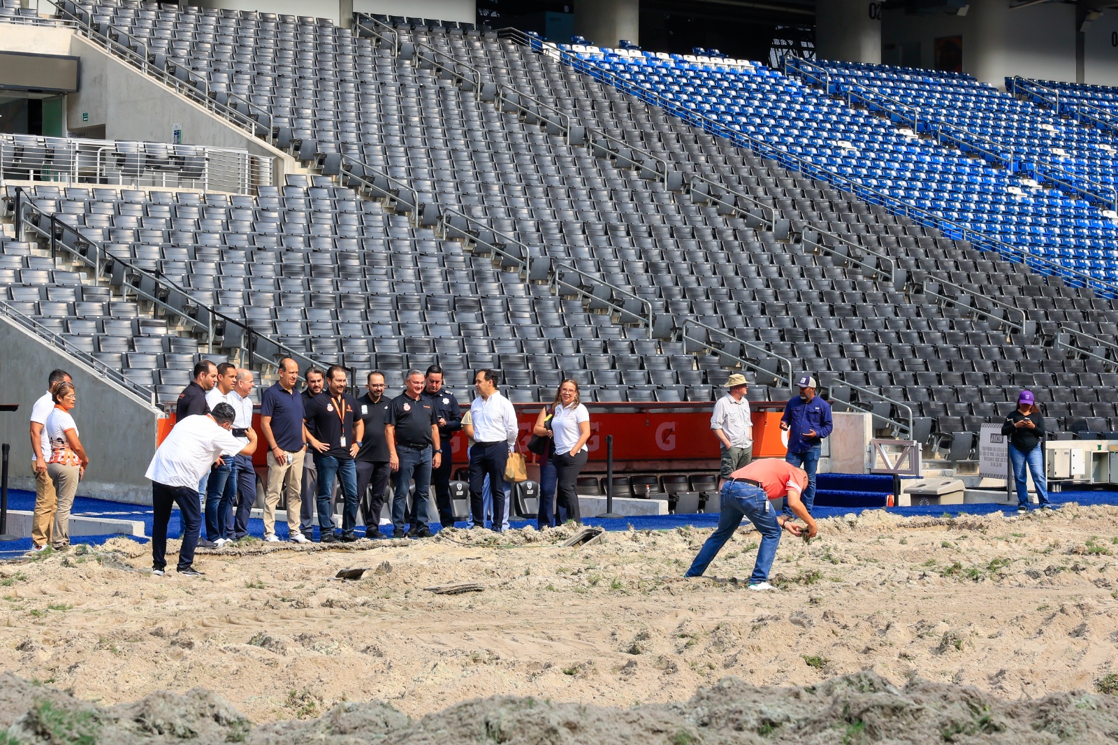 Renovación histórica de cancha mundialista en Guadalupe