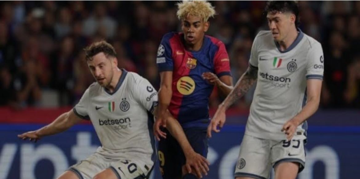 el FC Barcelona y el Inter de Milán empataron 3-3 este miércoles en la ida de Semifinales de la Liga de Campeones