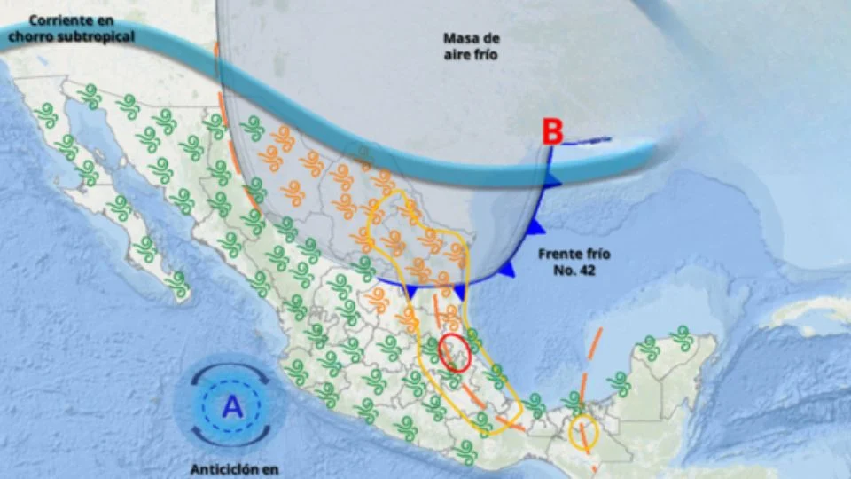 Frente frío 42 traerá lluvias, vientos y descenso de temperatura a Nuevo León