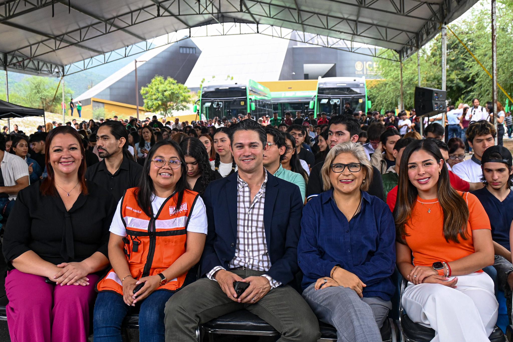 Destaca Sandra Pámanes llegada de Transmetro al sur de Monterrey