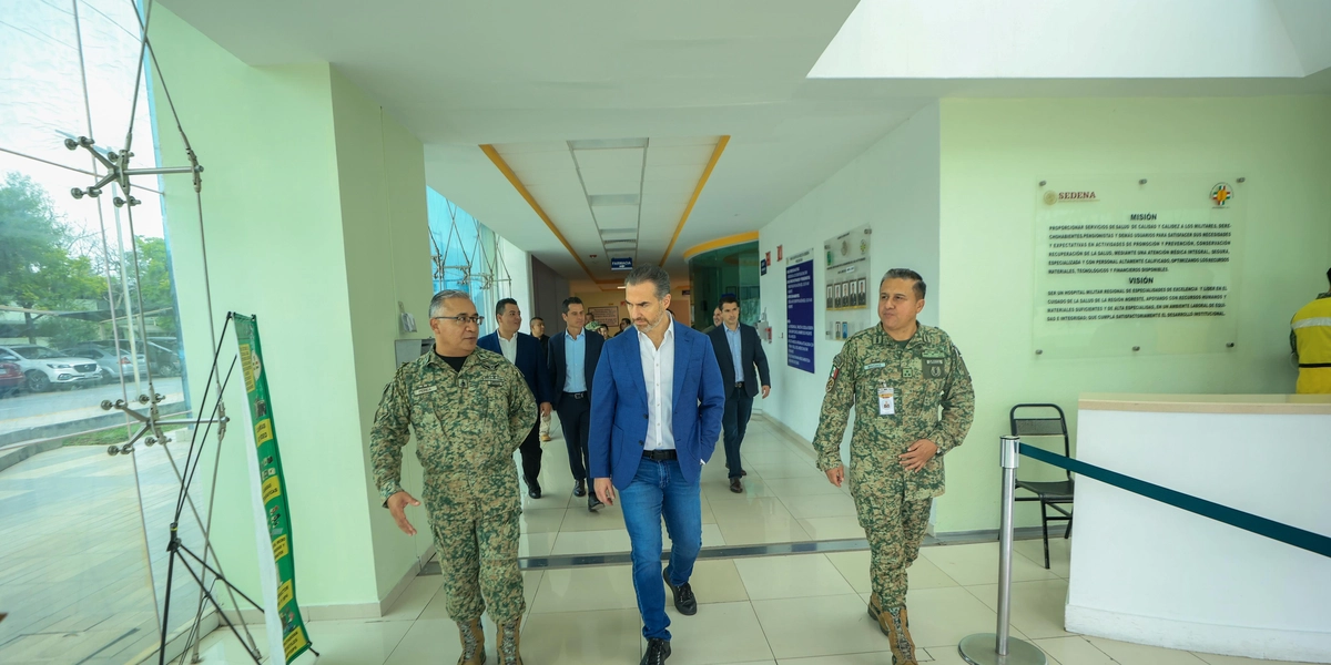 El Hospital Militar fue una extensión del que ya existía, la cual se inauguró en 2017 en la colonia Regina en los límites con San Nicolás, y su construcción se hizo como parte del aniversario número 100 de la Constitución Mexicana, junto con la Escuela Médico Militar.