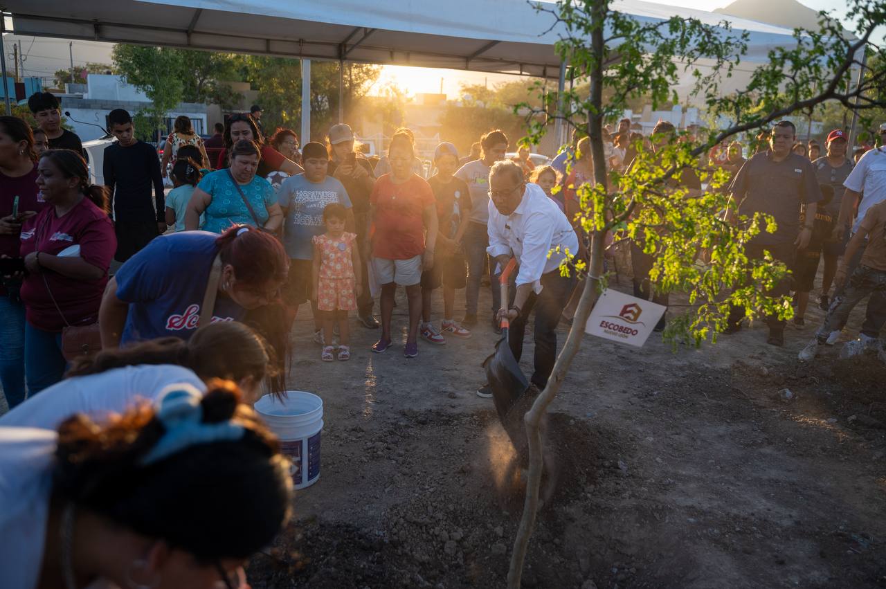 Avanza ‘Transformación Verde’ en Escobedo, van más de 5 mil árboles plantados