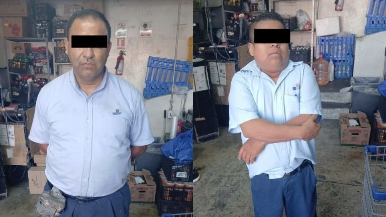 Los agentes iniciaron una búsqueda que concluyó con la localización y detención de los dos hombres, quienes fueron trasladados ante el Ministerio Público para el inicio de las investigaciones correspondientes.