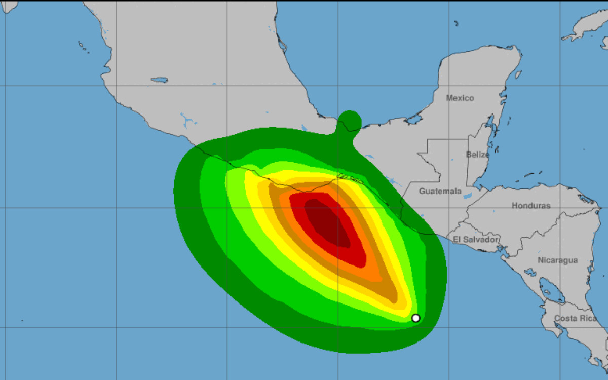 Se forma el Potencial Ciclón Tropical “5-E”; podría impactar Oaxaca como huracán